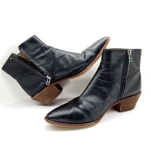 Madewell The Charley Boot in Leather Black Size 8.5